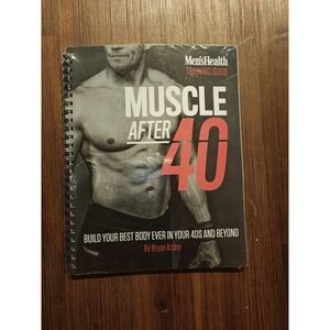 New Mens Health Training Guide Muscle After 40 Spiral Bound Sealed 9781950099108